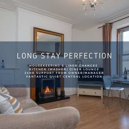 Dwellcome Home Ltd 1 Bed Apt, Half Mile To Union Street Yet Quiet, Free Parking, Fast Wifi, Ideal For Long Term Contractor, Etc Stays, Fully Equipped Kitchen, Regular Housekeeping Option - See Our Site For Assurance Абердин Екстер'єр фото